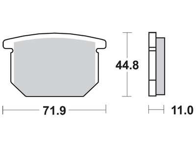 Тормозные колодки TRW MCB501