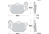 Тормозная колодка (диск) TRW MCB503 (фото 1)