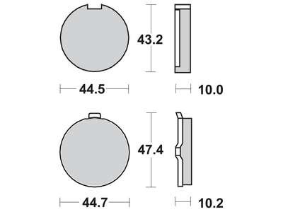 Тормозные колодки TRW MCB513