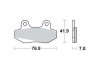 Тормозная колодка (диск) TRW MCB525 (фото 1)