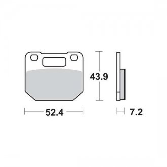 Тормозные колодки TRW MCB556 (фото 1)