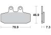 Тормозная колодка (диск) TRW MCB557 (фото 1)