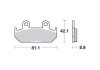 Тормозная колодка (диск) TRW MCB562 (фото 1)