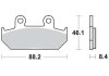 Тормозная колодка (диск) TRW MCB571 (фото 1)