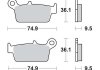 Гальмівна колодка (диск) TRW MCB575RSI (фото 1)