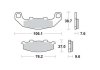 Тормозная колодка (диск) TRW MCB586 (фото 1)