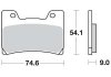 Тормозная колодка (диск) TRW MCB622SV (фото 1)