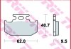 Тормозная колодка (диск) TRW MCB625RSI (фото 2)