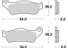 Тормозная колодка (диск) TRW MCB648 (фото 1)