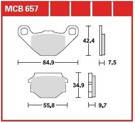 LUCAS (LUCAS) TRW MCB657 (фото 1)