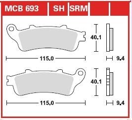 LUCAS (LUCAS) TRW MCB693SRM