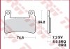 Тормозная колодка (диск) TRW MCB703CRQ (фото 2)