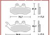 Тормозные колодки внедорожники TRW MCB734EC (фото 1)