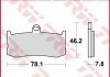 Тормозная колодка (диск) TRW MCB816CRQ (фото 3)