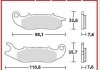 Тормозные колодки TRW MCB818 (фото 1)