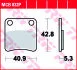Тормозная колодка (диск) TRW MCB832P (фото 2)