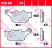 Тормозные колодки TRW MCB841 (фото 2)