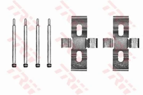 Гальмівні колодки (монтажний набір) TRW PFK172