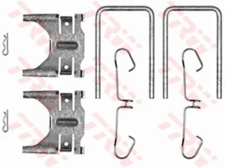 Гальмівні колодки (монтажний набір) (LUCAS) TRW PFK355