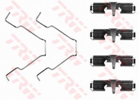 Тормозные колодки (монтажный набор) TRW PFK367