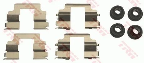 Комплект приладдя, накладка дискового гальма TRW PFK658