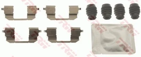 Монтажний набір гальмівних колодок передн HONDA CIVIC VII 1.6 02.01-09.05 (LUCAS) TRW PFK676