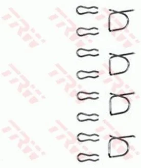 Гальмівні колодки (монтажний набір) TRW PFK68