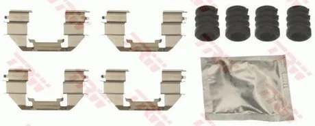 Монтажний набір гальмівних колодок передн CHEVROLET AVEO 1.2-1.6 03.11- (LUCAS) TRW PFK712