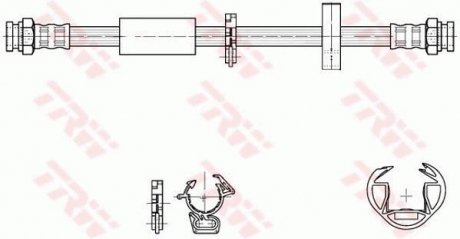 Шланг тормозной TRW PHA317