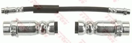 Гальмівний шланг гнучкий задн Лів/Прав (довжина 263мм, M10x1/M10x1) CITROEN JUMPY I, JUMPY II, FIAT SCUDO, PEUGEOT EXPERT, EXPERT TEPEE 1.6D/2.0/2.0D 04.00- (LUCAS) TRW PHA623