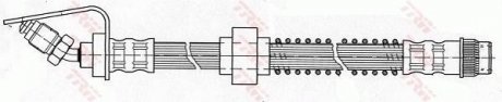 Шланг тормозной TRW PHB424 (фото 1)