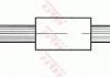 Шланг тормозной TRW PHB502 (фото 1)