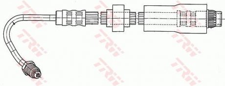 Шланг тормозной TRW PHB543 (фото 1)