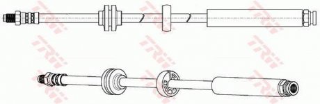 Шланг тормозной TRW PHB649