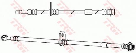 Шланг тормозной TRW PHD1069