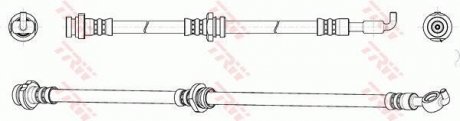 Шланг тормозной TRW PHD163