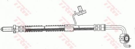 Шланг гальмівний TRW PHD344