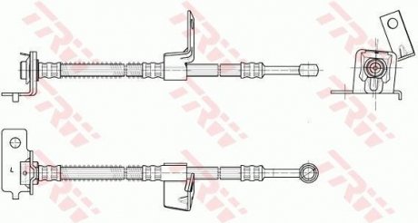 Шланг тормозной TRW PHD954