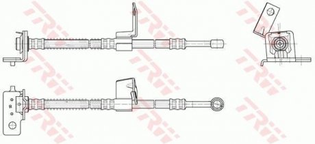 Шланг гальмівний TRW PHD955