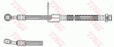 Шланг гальмівний TRW PHD958