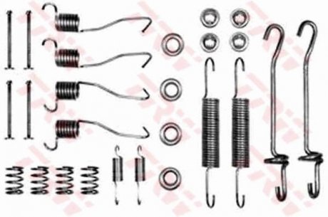 Монтажный набор тормозных колодок TRW SFK126
