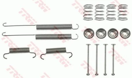 Монтажний набір гальмівної колодки VW AMAROK 2.0/2.0D 09.10- (LUCAS) TRW SFK443