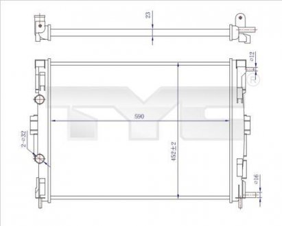 Теплообменник TYC 7280059R
