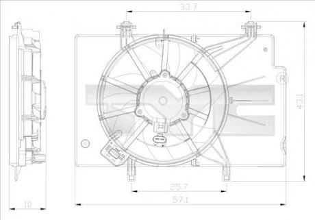 Вентилятор TYC 8100043