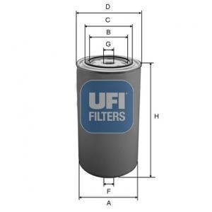 Фильтр топлива UFI 2408900