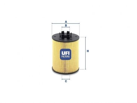 Фільтр масла UFI 2501200
