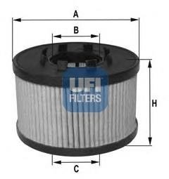 Фільтр масла UFI 2503300