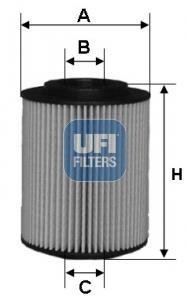 Масляний фільтр UFI 2507500