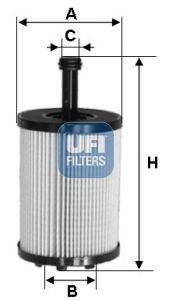 Фильтр масла WKLAD UFI 2519700