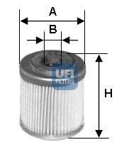 Фильтр масла UFI 2555300 (фото 1)